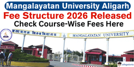 Mangalayatan University Aligarh Fee Structure 2026 Released